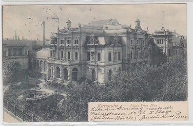 65271 Ak Karlsruhe Palais Prinz Max 1903