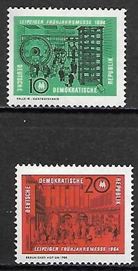 DDR postfrisch Michel-Nummer 1012-1013