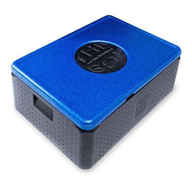 EPP Thermo Box Abm 68,5 x 48,5 x 26,5 cm Thermobox Pizzabox Isolierbox BLAU