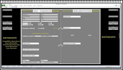 Bauherrentagebuch Software Bauherren Bauberichte Bau Tagebuch Bauleiter Excel HOAI