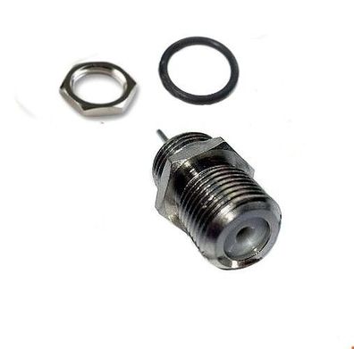 Koax-Buchse F-Typ 75 Ohm, gerade, Frontmontage, Amphenol, F6351A1-003-NPPT-75