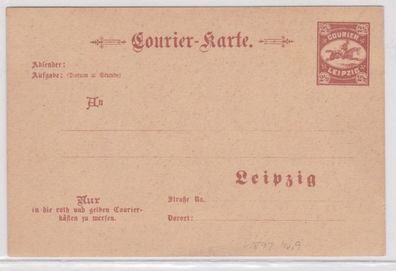 35867 2 1/2 Pfennig Leipziger Courierkarte um 1900