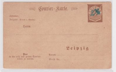 83578 2 1/2 Pfennig Leipziger Courierkarte um 1900