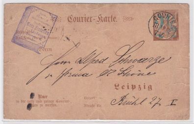 93649 2 1/2 Pfennig Leipziger Courierkarte 1892