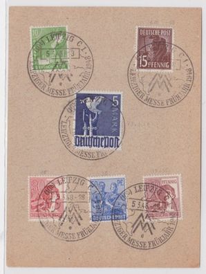 96712 seltene SBZ Karte Gemeinschaftsausgabe Michel 962 a 5.3.1948
