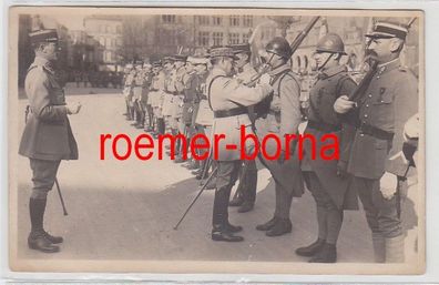 74909 Foto Ak Besatzung des Rheinland durch Franzosen 1918