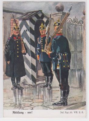 96810 Ak Infanterie Regiment 53 'Ablösung vor!' um 1930