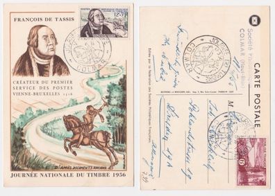 95616 Ak Nationaler Stempeltag 1954, Franz von Taxis, Schöpfer ersten Postdienst