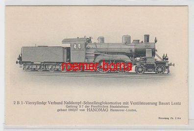 69830 Ak Hanomag Dampf Lokomotive Preussische Staats Eisenbahn S 7 um 1920