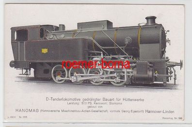 70314 Ak Hanomag Dampf Lokomotive Bauart für Hüttenwerke um 1919