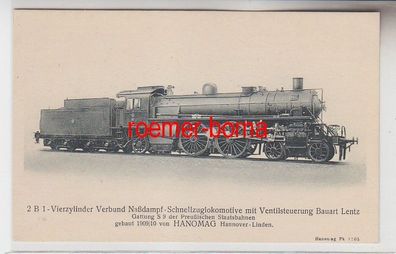 71040 Ak Hanomag Dampf Lokomotive Preussische Staats Eisenbahn S 9 um 1920