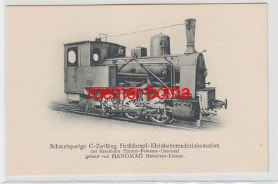 72615 Ak Hanomag Dampf Lokomotive Der Kreisbahn Emden Pewsum Greetsiel um 1920