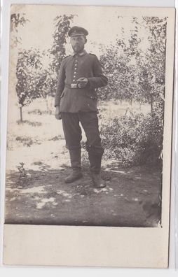 84801 Foto Ak Soldat der Feldfliegerabteilung 34 Mazedonien um 1915