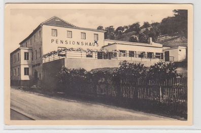 68274 Ak Weissen Thüringen über Rudolstadt Pensionshaus Knüpfer 1955