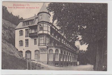 71545 Feldpost Ak Blankenburg i. Th. Partie im Schwarzatal mit Lösches Hall 1915