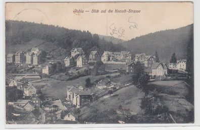 71669 Ak Ruhla - Blick auf die Knaudt-Strasse um 1920