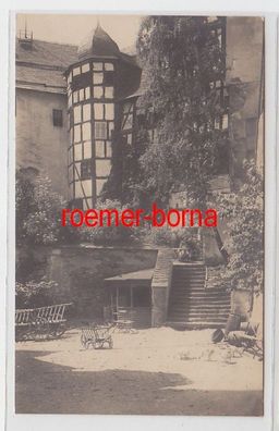 72303 Ak Leutenberg i. Thür. Friedensburg Burghof 1921