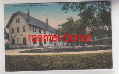 73484 Ak Ritterguts-Gasthof Langenleuba-Niederhain um 1910