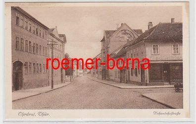73998 Ak Ohrdruf in Thüringen Hohenlohestrasse um 1920