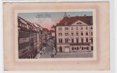 92217 Ak Gera Reuss große Kirchstrasse 1929