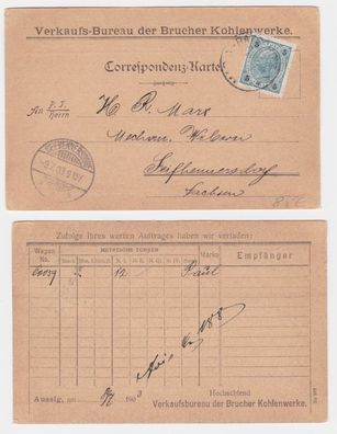 95327 Bestellkarte Verkaufsbureau der Brucher Kohlenwerke 1903