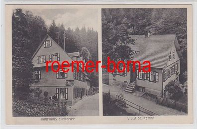 72475 Mehrbild Ak Bad Griesbach Schwarzwald Kaufhaus und Villa Schrempp um 1940