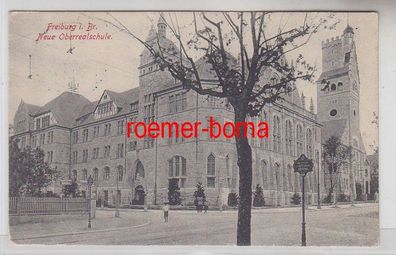 72817 Ak Freiburg im Breisgau neue Oberrealschule 1910