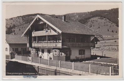 70650 Ak Oberammergau Fendtgasse 5, 1937