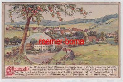 71255 Ak Elbersroth der Wirkungsort des Pfarrers Ludwig Heumann um 1910