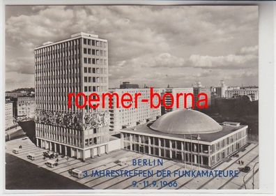 72772 Ak Berlin 3. Jahrestreffen der Funkamateure 9.-11.9.1966