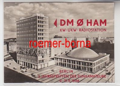 72773 Ak als QSL Karte Berlin 3. Jahrestreffen der Funkamateure 1966