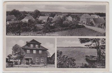 70610 Mehrbild Ak Köthen bei Märkisch Buchholz Kolonialwarengeschäft um 1950