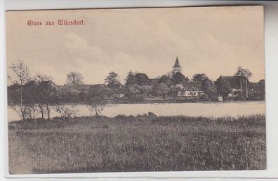 71179 Ak Gruss aus Wünsdorf Totalansicht um 1920