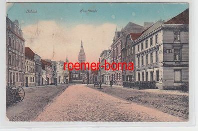 72693 Ak Dahme Hauptstrasse mit Hotel und Geschäften um 1910