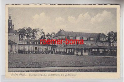 72703 Ak Lindow (Mark) Brandenburgisches Sanatorium am Gudelacksee 1939