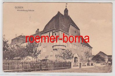 73253 Ak Guben Hindenburg-Schule 1918