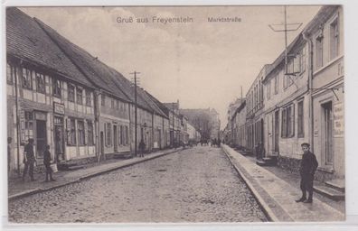 89279 Ak Gruß Freyenstein Marktstrasse um 1930