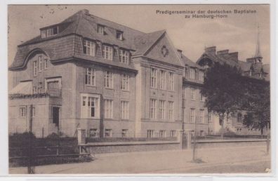 67576 Ak Predigerseminar der deutschen Baptisten zu Hamburg-Horn 1917