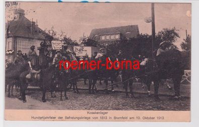 84549 Ak Hundertjahrfeier der Befreiungskriege von 1813 in Bramfeld 19.10.1913