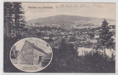 68354 Ak Brandau im Odenwald Gasthaus zur Modau 1916