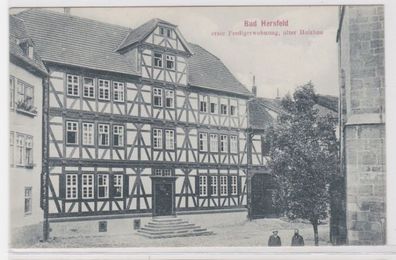 70091 Ak Bad Hersfeld erste Predigerwohnung, alter Holzbau um 1920