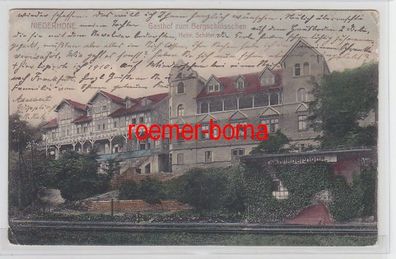 72809 Ak Niederhone Gasthof zum Bergschlösschen 1918