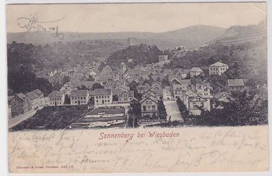 80206 AK Sonnenberg bei Wiesbaden - Stadtpanorama 1907