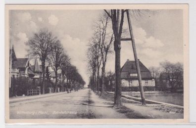 39216 Ak Wittenburg in Mecklenburg Blick in die Bahnhofstraße um 1920