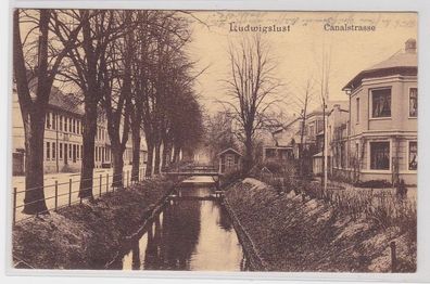 89195 Ak Ludwigslust Canalstrasse 1912
