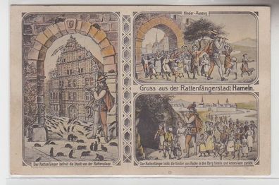 67177 Mehrbild Ak Gruß aus der Rattenfängerstadt Hameln 1934