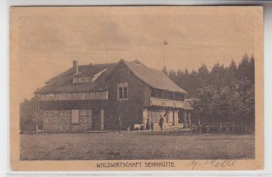 71397 Ak Waldwirtschaft Sennhütte bei Hameln 1921