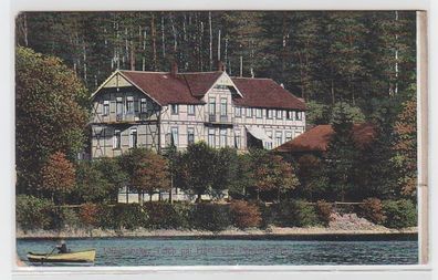 71904 Ak Bad Lauterberg Wiesenbeker Teich mit Hotel und Pensionshaus 1912