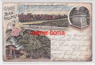 72289 Ak Lithografie Gruss aus Bad Helmstedt 1900