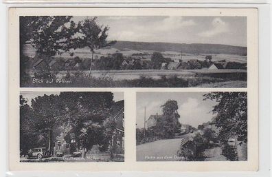 72977 Mehrbild Ak Blick auf Rehren, Gasthaus 'Zum Auethal', Dorfpartie um 1940